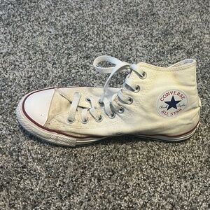 Converse Canvas Sneakers in Cream